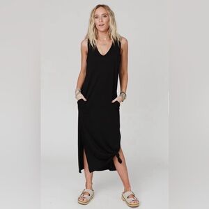 Three Bird Nest Sleeveless Maxi Dress Large